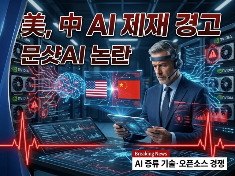 미국, 중국 문샷AI 제재 검토! AI 증류 기술 논란과 오픈소스 경쟁 총정리