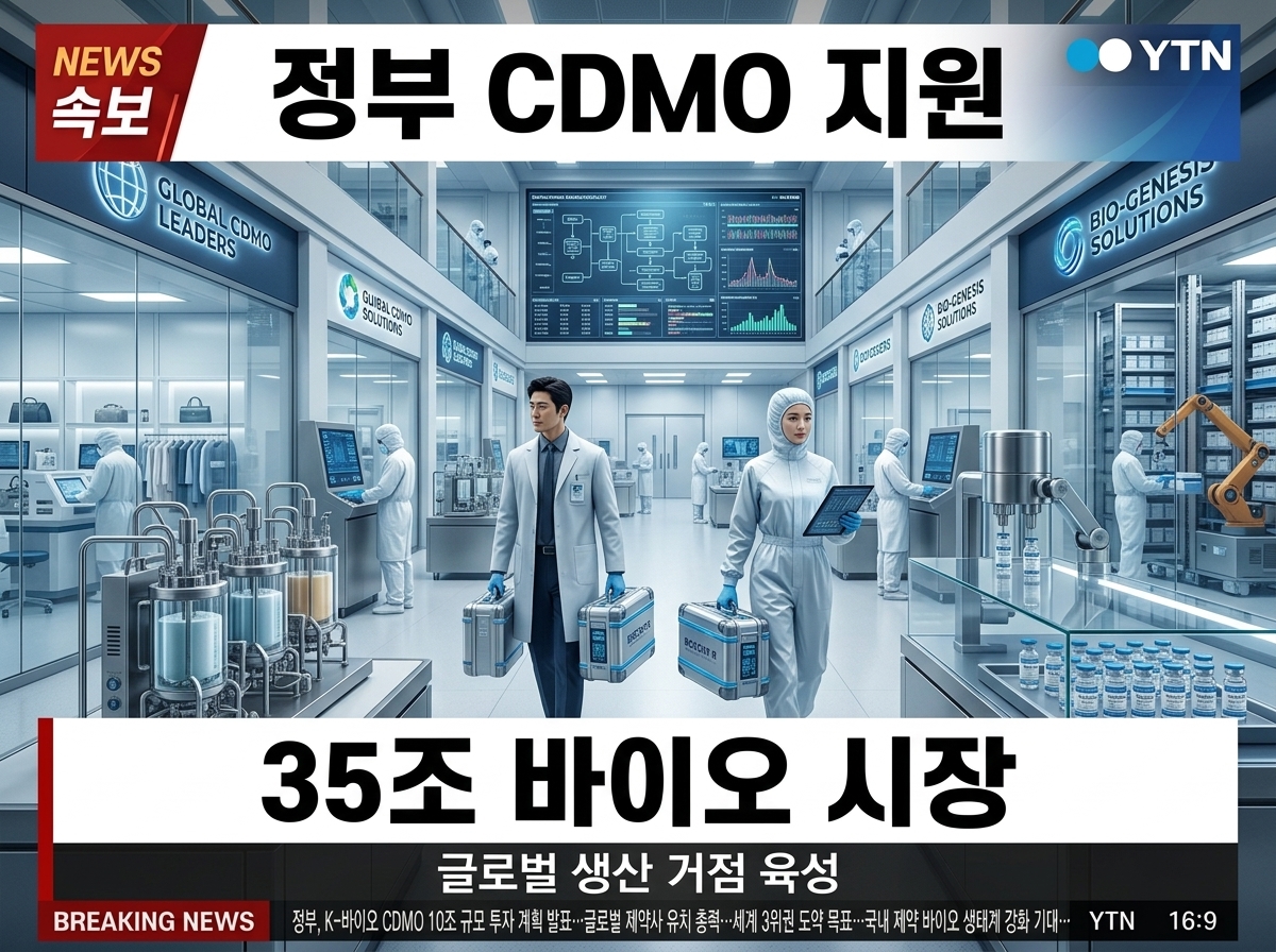 정부의 바이오 CDMO 산업 육성과 첨단 바이오의약품 생산시설