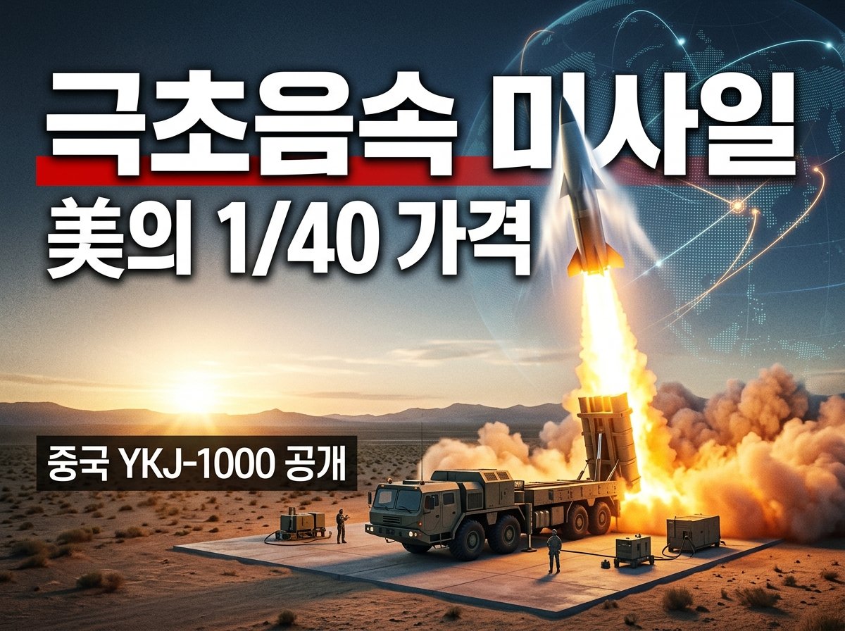 중국 민간기업이 공개한 극초음속 미사일 YKJ-1000 시험 발사 장면