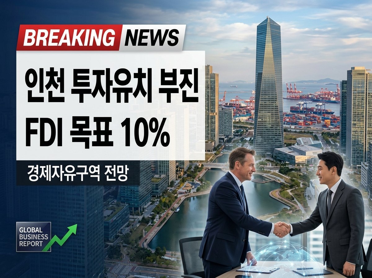 인천경제자유구역의 외국인 투자 실적과 송도 국제도시