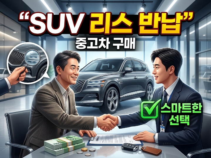 SUV 리스 반납 중고차를 합리적으로 구매하는 방법
