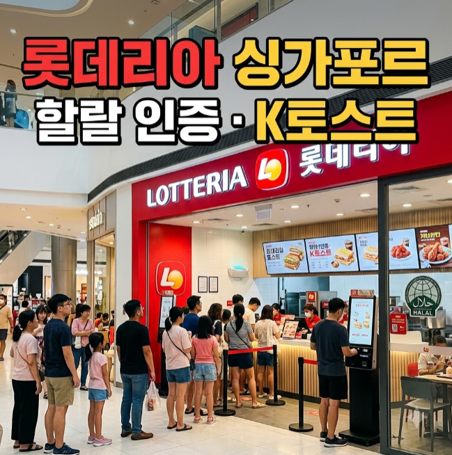 롯데리아, 싱가포르 공략 본격화