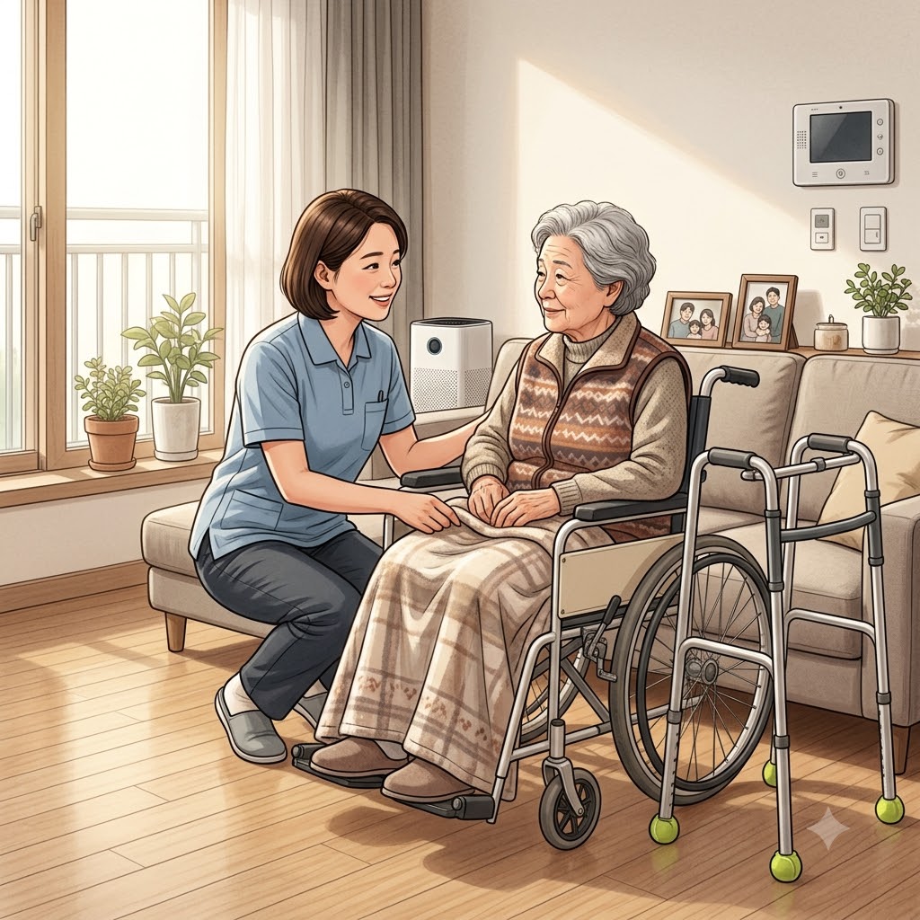 Caregiver assisting elderly woma… 202608040203 1 1